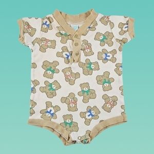 Vintage Little Miracles Teddy Bear Onesie, 3-6 Months